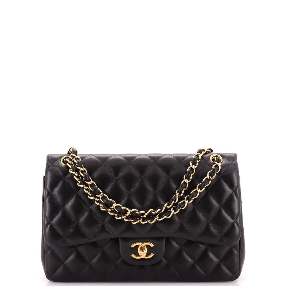 Chanel Jumbo Classic Double Flap Bag Quilted Lambskin